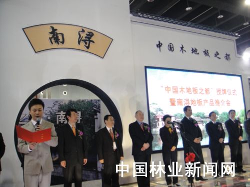 南潯區(qū)通過(guò)“中國(guó)實(shí)木地板之都”評(píng)審
